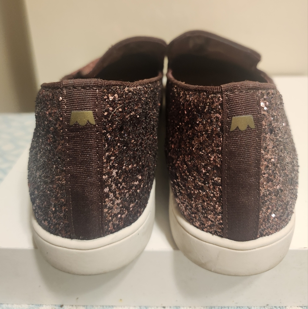 Birdies "The Swift" Rose Glitter Slip-On Comfort Sneakers Sz.10 - Picture 14 of 14